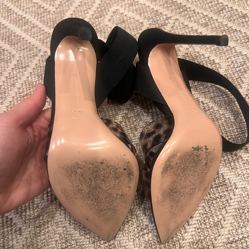 Gianvito Rossi Black and Brown Heels - Picture 3 of 9